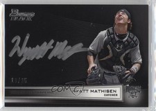 2013 Bowman Bowman Black Collection Auto /25 Wyatt Mathisen #BBC-WM Auto 3q5