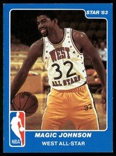 1983 STAR BASKETBALL PICK A CARD ALL STAR SET BREAK EXCELLENT