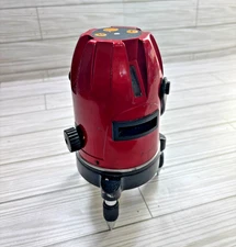 Self-Leveling Red Laser Level 360° Cross Line & Plumb with Tripod Base – Used