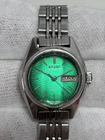 Seiko 2206-0500 Vintage Ladies Automatic Watch 21 Jewels Silver Dial Japan Made