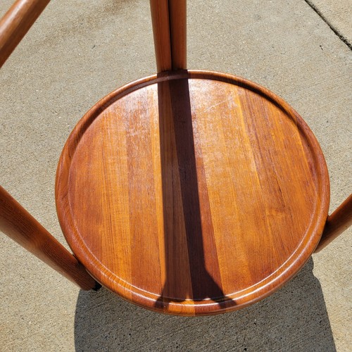 Mid Century Modern Danish Quistgaard Style 2-Tier Round Trolley Lazy Susan 70er - Bild 7 von 16