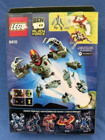 LEGO Ben 10: Alien Force: Swampfire 8410 w/ Original Box, Instruction Manual CN