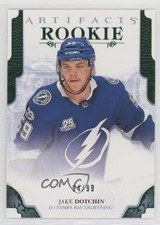 2017-18 Upper Deck Artifacts Rookie Redemptions Emerald 94/99 Jake Dotchin s9v