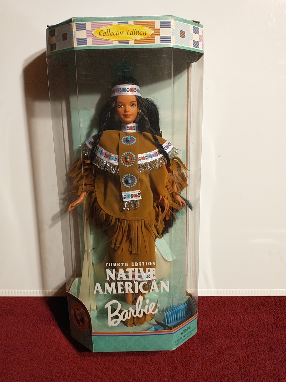 1997 Mattel Native American Barbie Doll 4th Edition #18558 Dolls Of The World