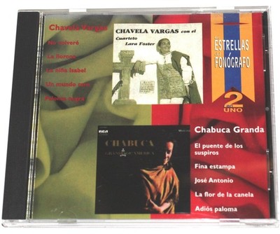 Estrellas del Fonografo - Chavela Vargas y Chabuca Granda (CD 1995) Latin
