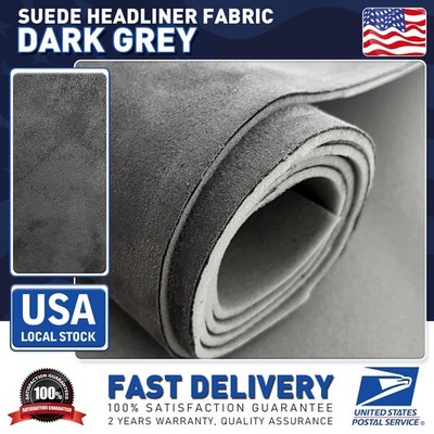 Headliner Fabric Foam Backed Suede 80'' ×60'' Match Car Roof Liner Sag Upholstery