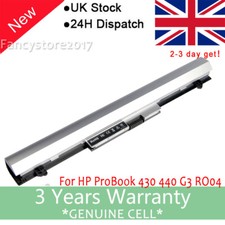 Image of Laptop Battery Ro04 For HP ProBook 430 440 G3 805292-001 805045-851 HSTNN-PB6P F