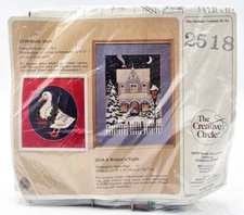 Needle Point Kit A Winters Night by The Creative Circle Unopened