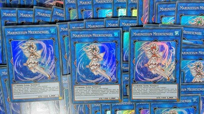 1x Yu-Gi-Oh! Marincess Sea Angel RIRA-DESE4 GERMAN Super Rare LP/NM