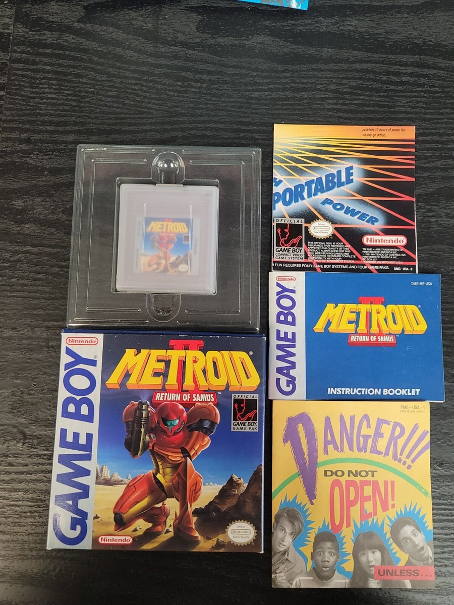 Metroid II: Return of Samus 2 Nintendo GameBoy Complete In Box CIB