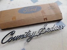 Nos Oem Ford Country Sedan C8az-7125622-d Rh Or Lh Country Sedan Qtr Emblem 68 Nos Oem Ford Country Sedan C8az-7125622-d Rh Or Lh Country Sedan Qtr Emblem 68