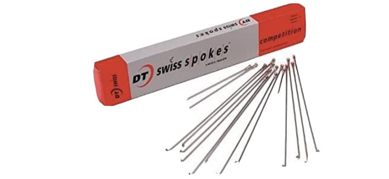 32 X DT Swiss Competition Cycle Spokes Stainless Steel Double Butted - 258mm