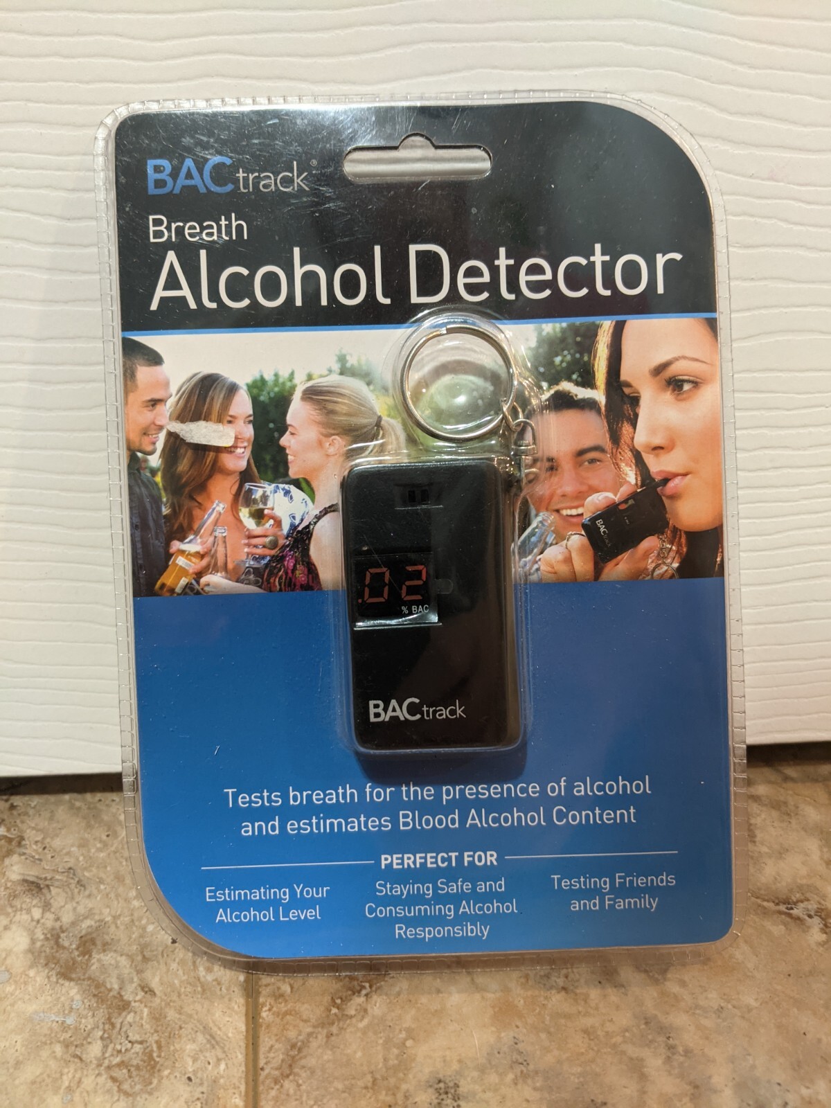 BACtrack Breath Alcohol Detector Keychain Ultra-Portable Breathalyzer BT-KC10