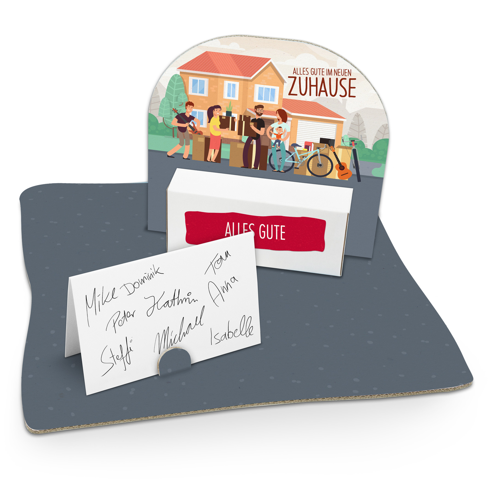 itenga Geldgeschenk Verpackung Umzug Alles Gute im neuen Zuhause Geschenkkarte