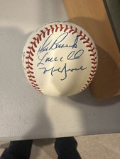 1989 Chicago Cubs Team Signed Baseball Mark Grace Joe Girardi Greg Maddux 