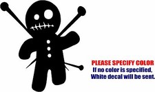 Vinyl Decal Sticker - Voodoo Doll Car Truck Bumper Window Laptop JDM Fun 9"