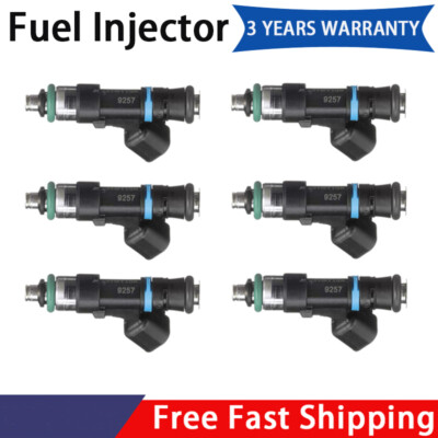 6xFuel Injector 5L2Z9F593CA for 2005-2010 Mercury Mountaineer Ford