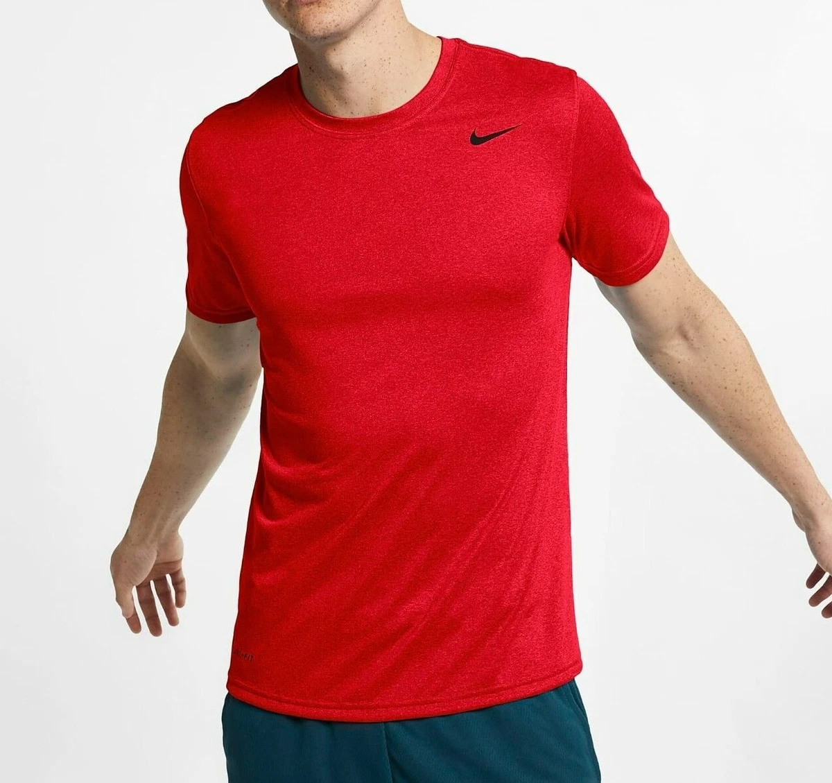 Dri fit red best sale shirt