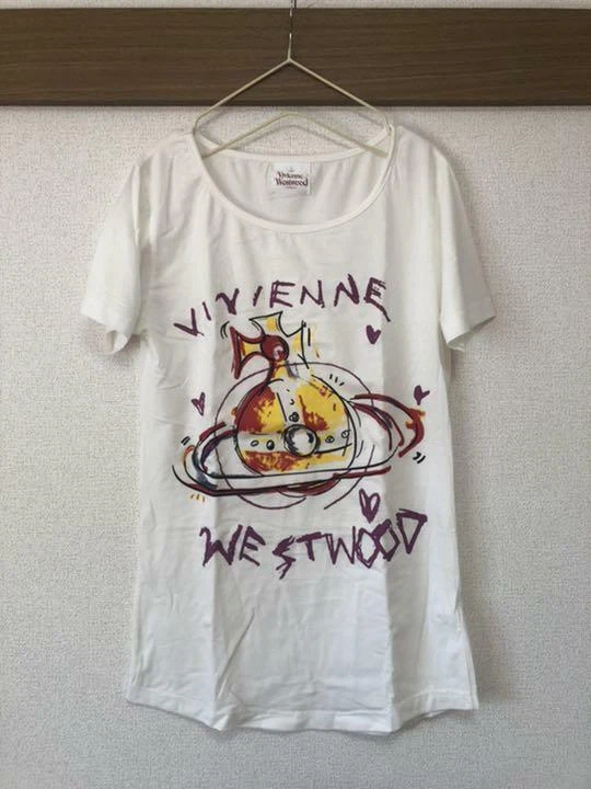 white short sleeve vivienne westwood shirt