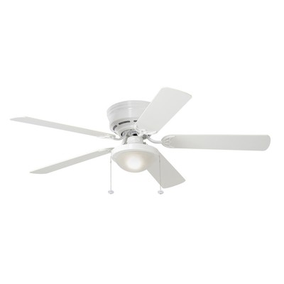 Harbor Breeze Armitage 52 In White Led Indoor Ceiling Fan With