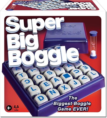 Super Big Boggle - 6x6 Raster Wortspiel mit Doppelbuchstabenwürfel