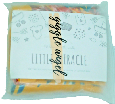 Giggle Angel Baby Swaddle Set - Floral Print Receiving Blanket & Matching Headband (Pink, 0-3 Months) - View #7