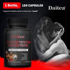 Daitea Testosterone Booster - Aumenta Energia, Migliora la Forza Muscolare