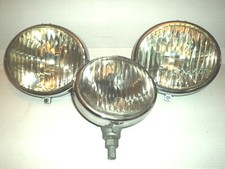 Notek Scheinwerfer Hauptscheinwerfer + Mittelscheinwerfer Oldtimer Vorkrieg 3 St