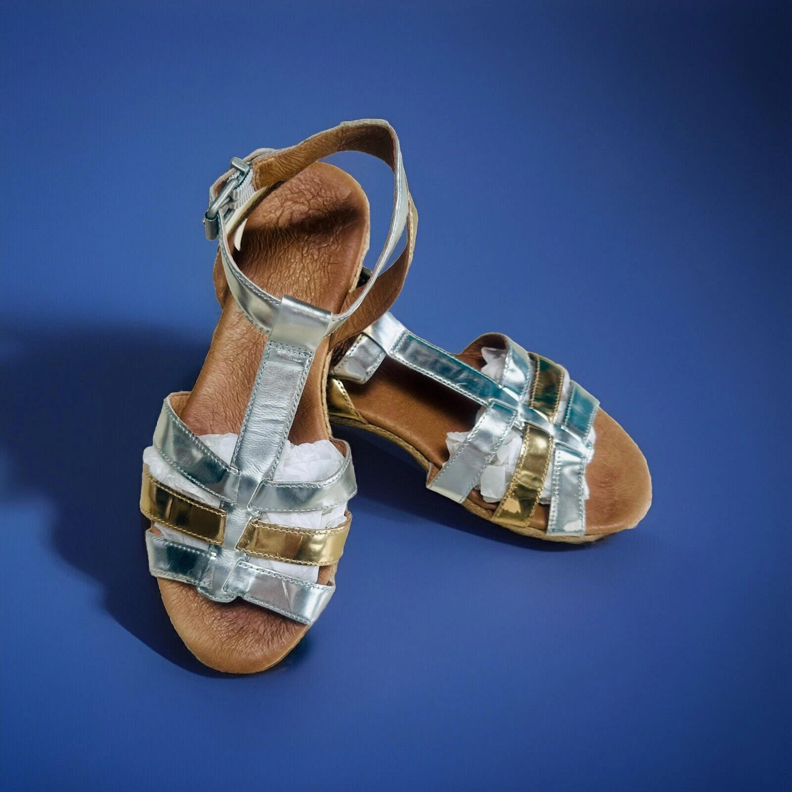 Sandali UGG colore oro argento (taglia UK 7 5)