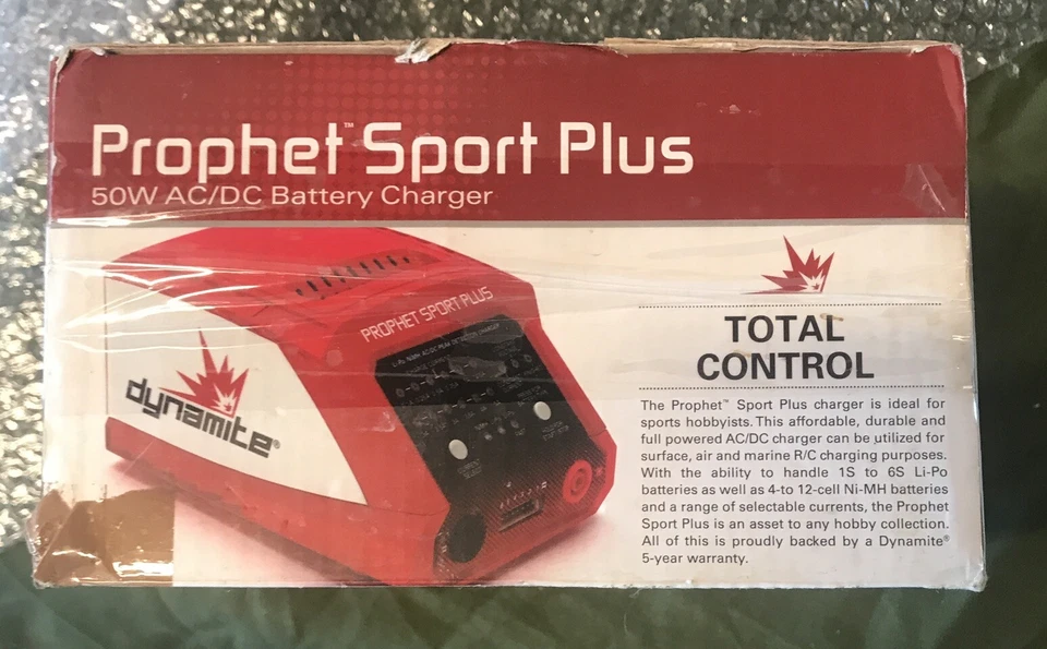 Dynamite Prophet Sport Mini 50 Watt LiPo LiFe LiHV NiMH Battery Charger  ( N ) - Image 4 of 4