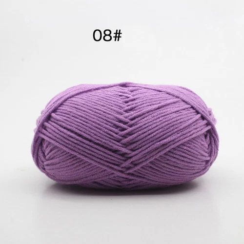 62 Colors Milk Cotton Skeins Hand Knitting Wool Baby Crochet Chunky Yarn 50g - Picture 20 of 87