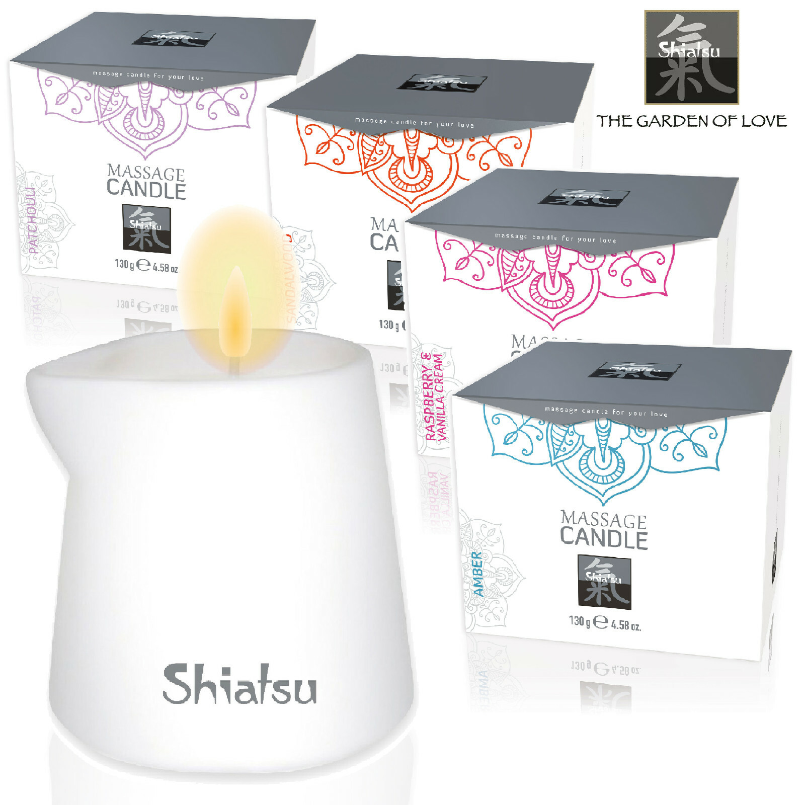 Shiatsu Erotic Romantic Senze Massage Candle Candele Da Massaggio Erotico 130G