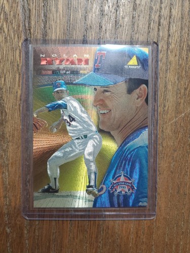 Nolan Ryan 1995 Pinnacle All Star FanFest Chromium #3 Rangers MLB HALL FAME 22A