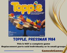Board Game Parts: TOPPLE, Pressman, 1984, replacement pieces