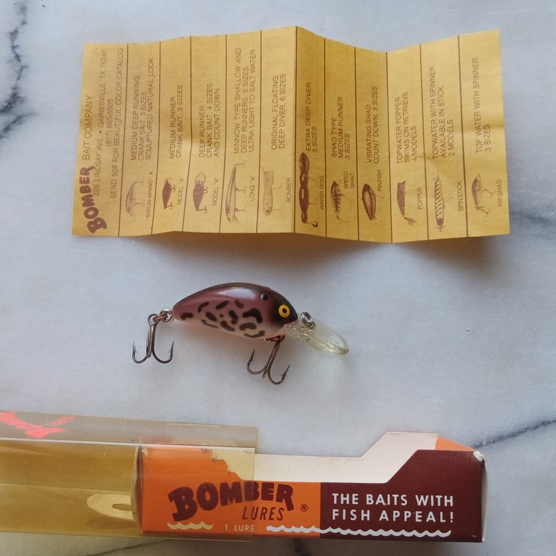 BOMBER MINI A 5A CRAWFISH CRANKBAIT SCREWTAIL NIB
