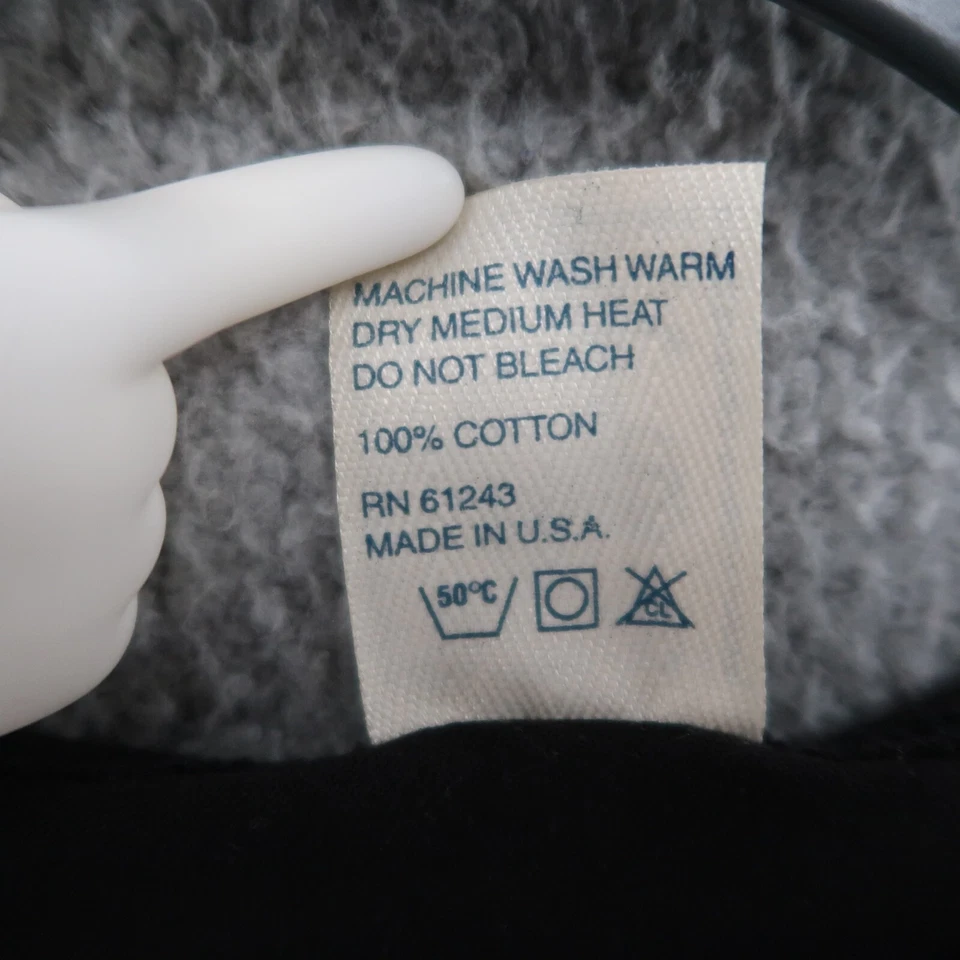 Camisa Alore Vintage Mujer Grande Negra Gráfico Pájaro Manga Larga Foto 4 de 4