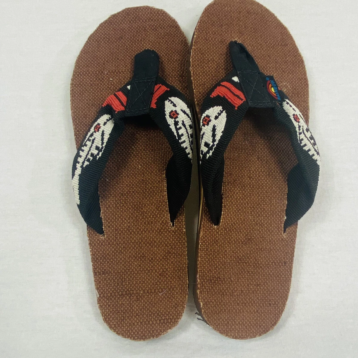 Rainbow hemp cheap sandals