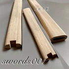 26CM Katana Bare Wood Handle Naked Tsuka for Japanese Samurai Katana Sword DIY