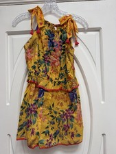 Zimmerman Girls Yellow Floral Romper 10