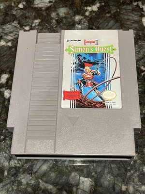 Castlevania 2 Simon's Quest Nintendo NES 1987 Game Cart