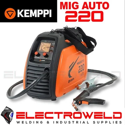 KEMPPI Minarc MIG Auto 220 Welder 220A Portable Mag Welding + Torch 61008220AU - Bild 1 von 4