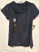Tea Collection Girls Blue Daily Tea Dress Size 3