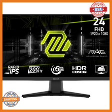 MSI MAG 242F 24-inch 1920 x 1080 FHD Gaming Monitor, 200Hz, Adaptive Sync, HDM