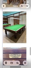 Elton & Hopkins Full Size snooker Table