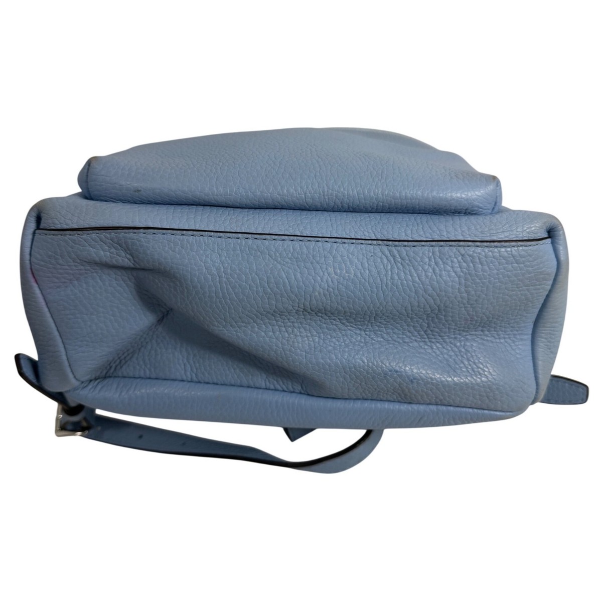 Michael Kors Light Blue Pebbled Leather Backpack | eBay