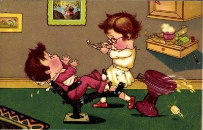 Postcard dental practice, dentist has removed a tooth - 11133649