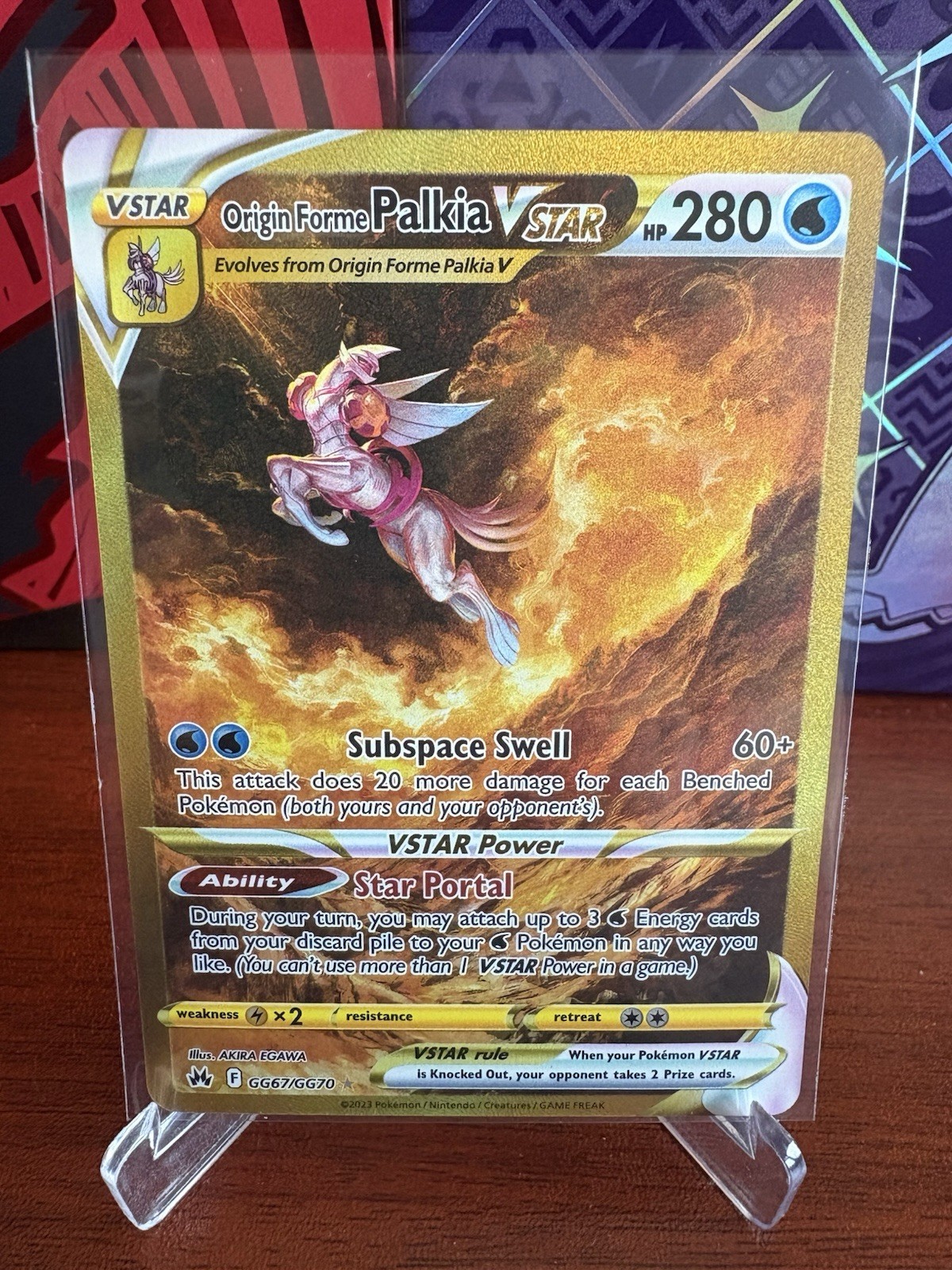 Origin Forme Palkia VSTAR GG67/GG70 Crown Zenith Galarian Gallery - NM