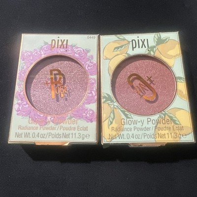 Pixi By Petra Glow- Y Power Peach Few & Rose Dew Lot of 2 