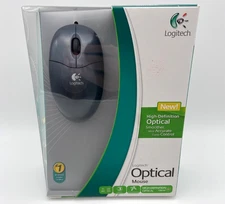 Logitech Wired USB HD Optical Computer Mouse Gray New in Box 931643-0403