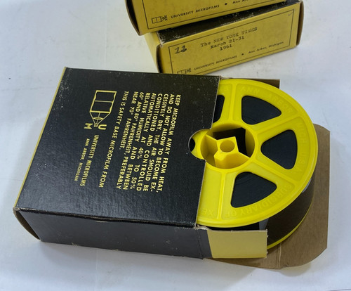 March 1961 ~ The Complete New York Times On Microfilm ~A Time Capsule On Film